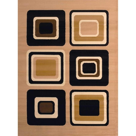 Rlm Distribution 7 ft. 10 in. x 10 ft. 6 in. Dallas Spaces Oversize Rug, Berber HO2625504